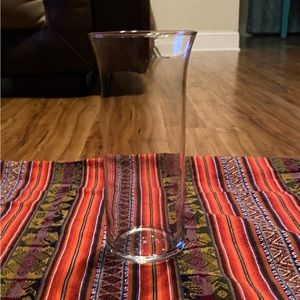 Flower 🌸 Vase Crystal Clear Glass (9 Inches tall)